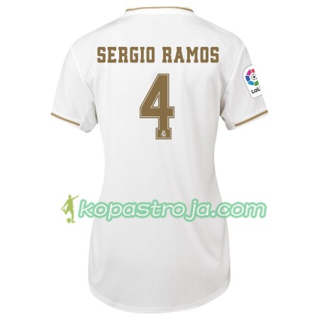 Billiga Fotbollströjor Real Madrid Sergio Ramos 4 Dam Hemma tröja 2019/20 Kortärmad